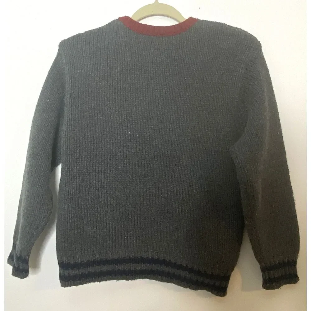 Gap 03 Y2K Snowflake Festive Pullover Knit Crewneck Sweater Kids Holiday XL (12)